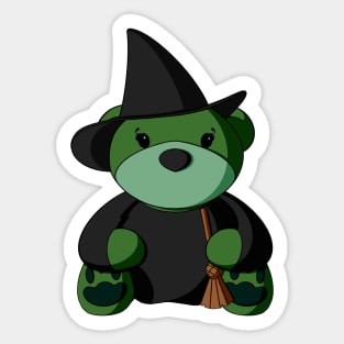 Oz Wicked Witch of the West Teddy Bear Sticker